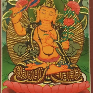 Tiny Thangka of Manjushree