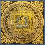 Golden Mandala Thangka