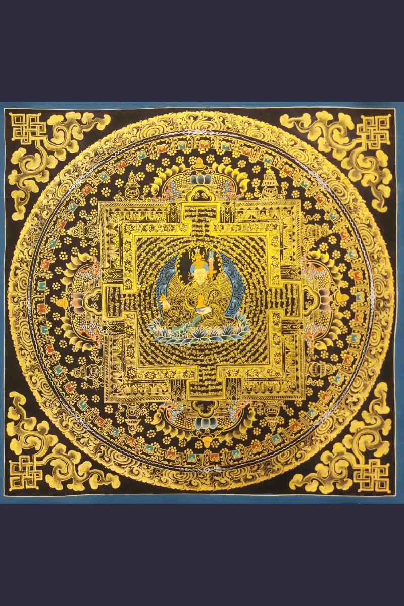 Golden Mandala Thangka