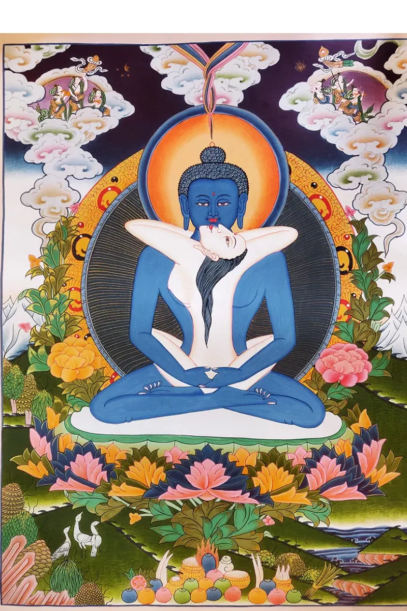 Buddha Samantabhadra thangka