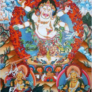 Thangka of White Mahakala