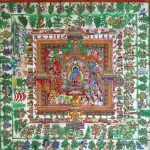 Medicine Buddha Paradise thangka