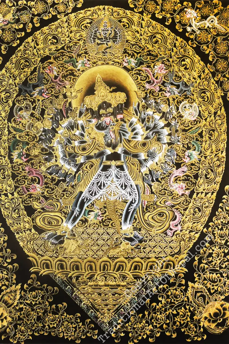 Kalachakra Gold Thangka