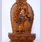Wooden Standing Goddess Statue